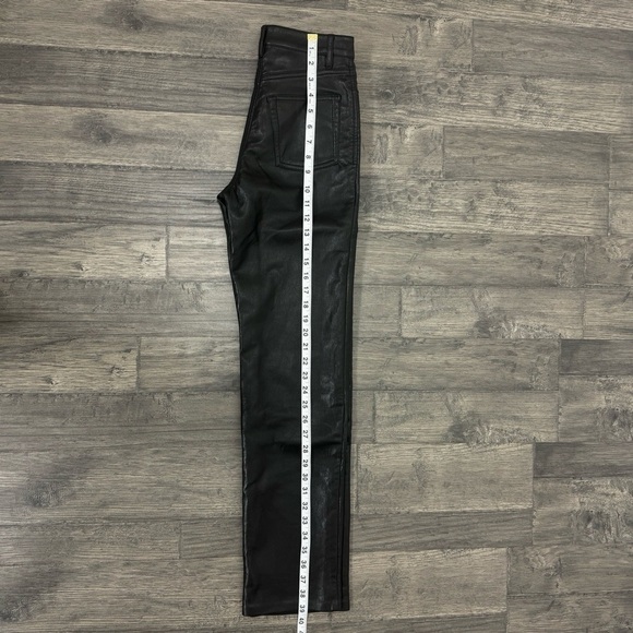 Aritzia Wilfred Black Faux Vegan Leather Melinda Pants Size 00 - Picture 13 of 14